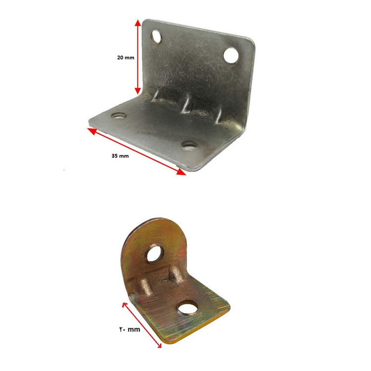 بست مدل MTSN-corner-brace-100 بسته 100 عددی