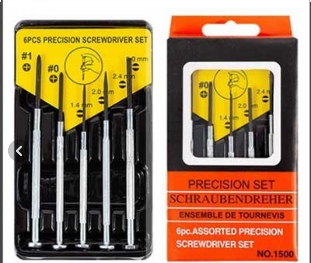 ست پیچ گوشتی ساعتی ۶ عددی Qtools